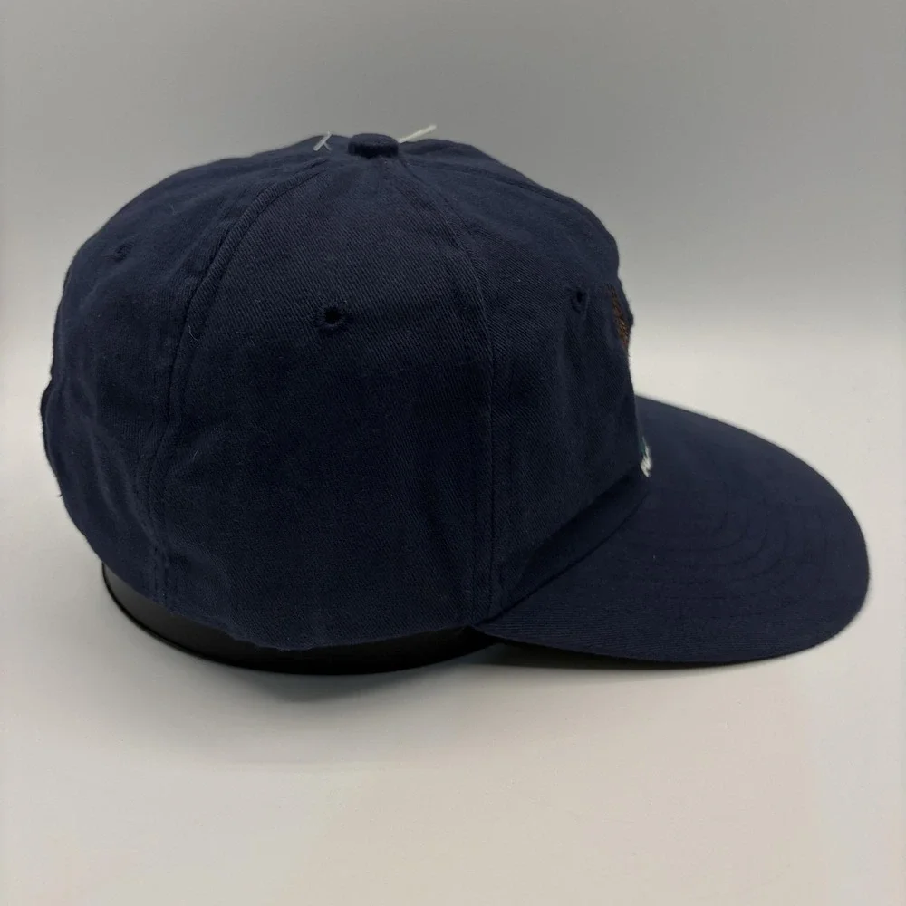 Vintage Alaska Eagle Hat Arctic Circle Enterprises Strap Back One Size Blue